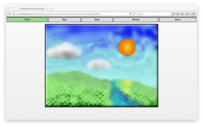 Painting App Screen Shot