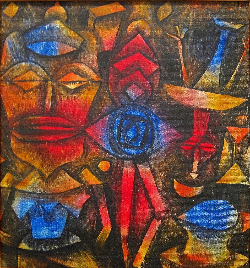 Paul Klee painting - Collection of figures at the Met in New York-1926