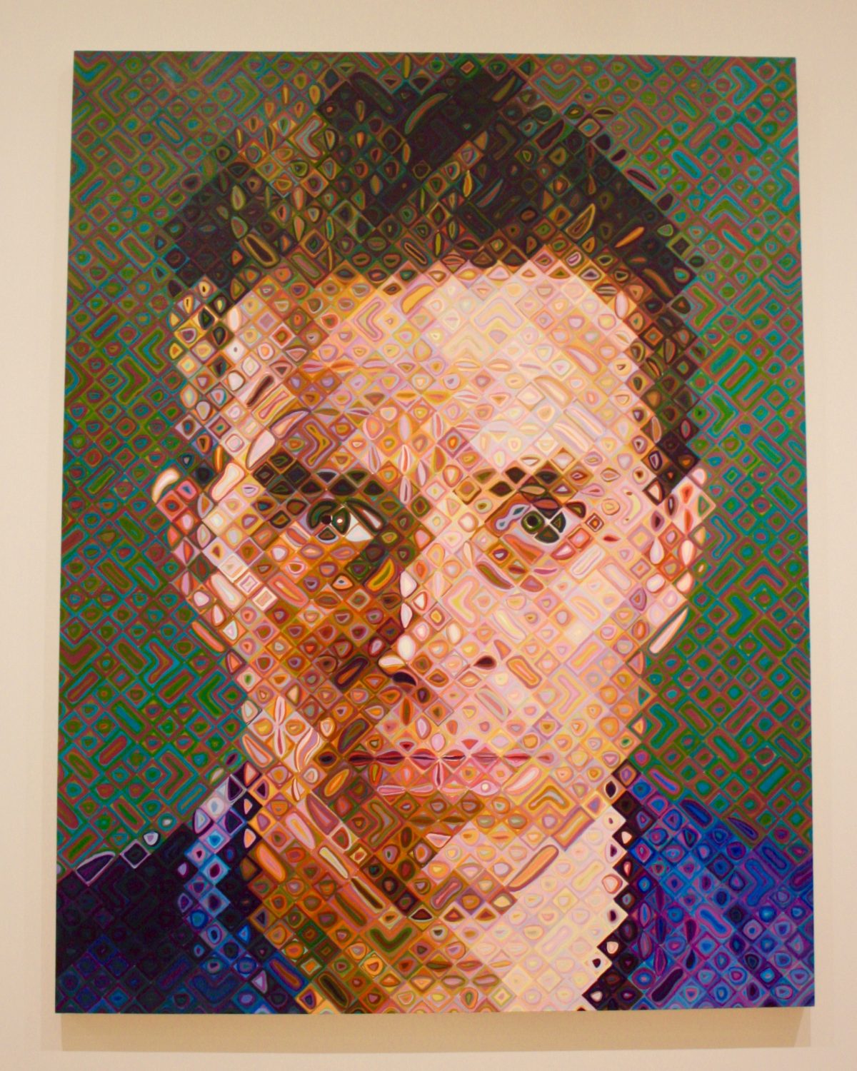 ChuckCloseJamessfmoma Art Shebang