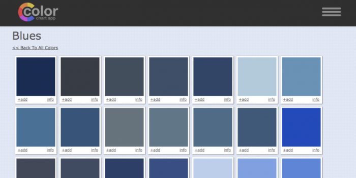 Art Paint Mixing Color Chart App Screen Shot